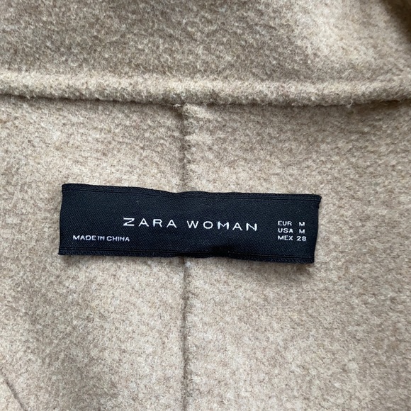 Zara Beige Jacket - Size Medium - Picture 3 of 5